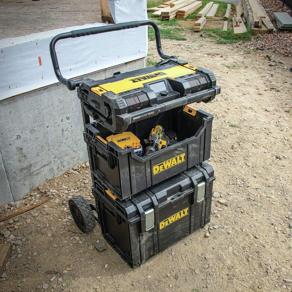 Dewalt Tough System Bluetooth Music Player with Radio and Battery Charger