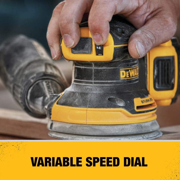 Dewalt 20V MAX sans fil 5 pouces. Ponceuse orbitale aléatoire 