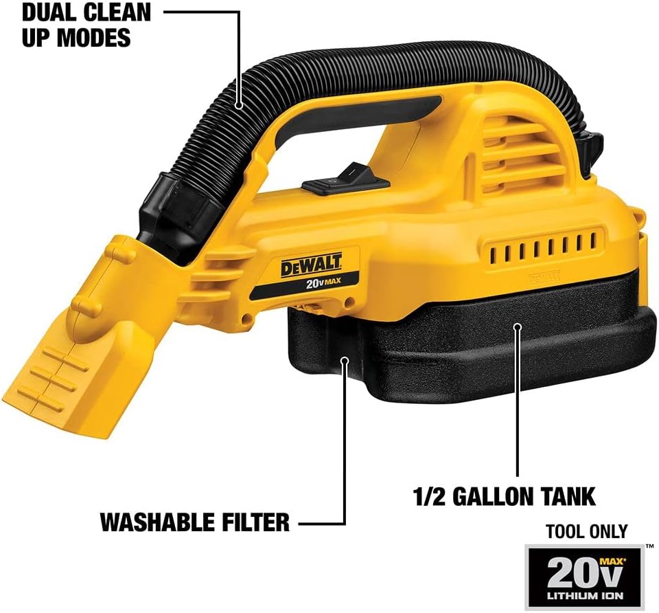 Dewalt 20V MAX* Cordless Vacuum Kit