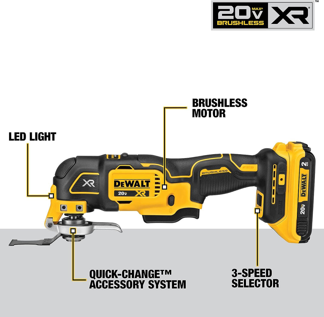 Kit d'outils multifonctions oscillants Dewalt 20 V MAX XR