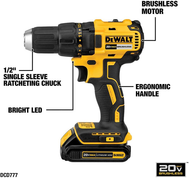 Dewalt 20V Max Cordless Drill and Impact Driver