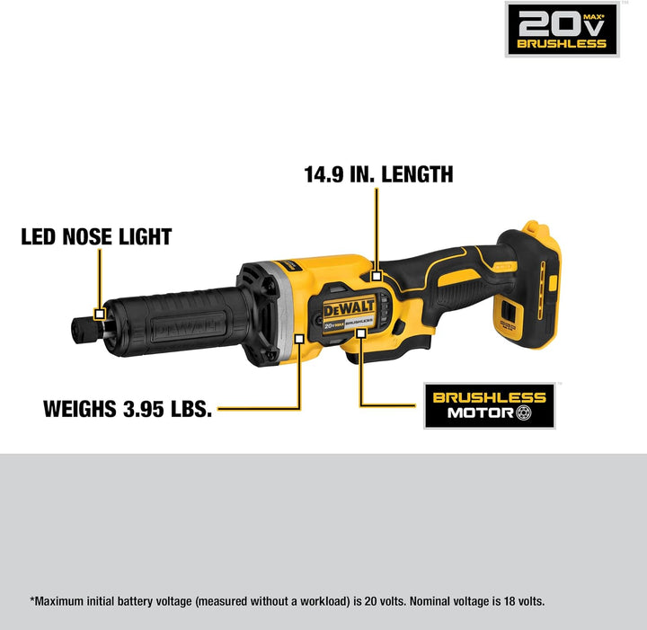 Meuleuse à matrice variable à 3 vitesses Dewalt 20 V MAX XR - Outil uniquement 