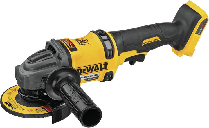 Dewalt Flexvolt 60V with Brushless 4 1/2 IN Cordless Grinder With Kickback Brake