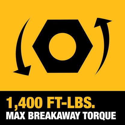 Dewalt 20V Max Clé à chocs sans fil 1/2" - Outil seul