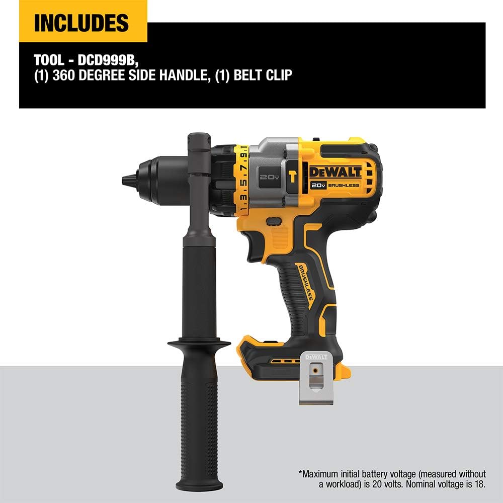 Dewalt Flexvolt-Advantage 20V MAX* Hammer Drill, Cordless, 1/2-Inch