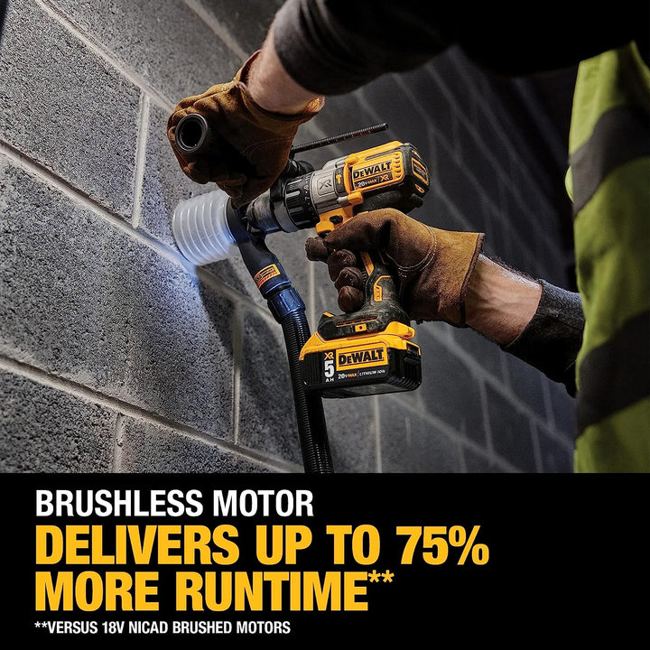 Dewalt 20V Max XR Lithium Ion Brushless 3-Speed Hammer Drill Kit