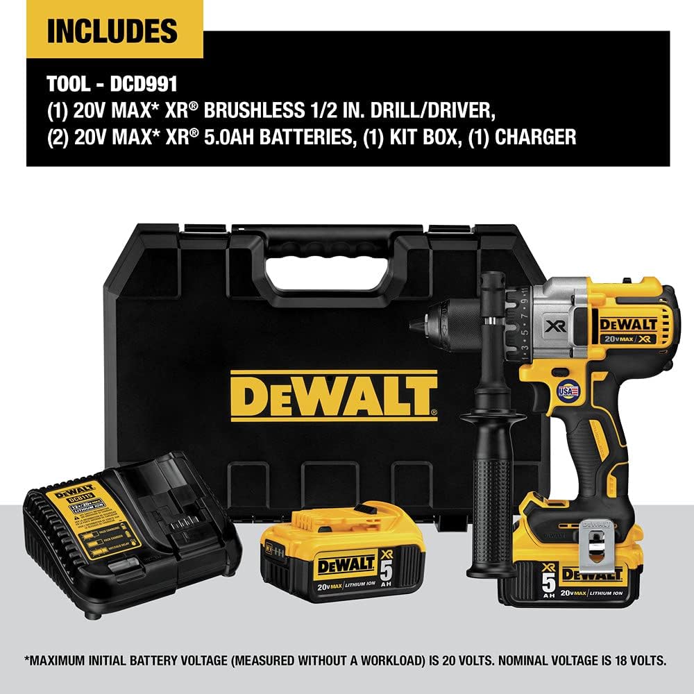 Perceuse sans balais Dewalt 20 V MAX XR