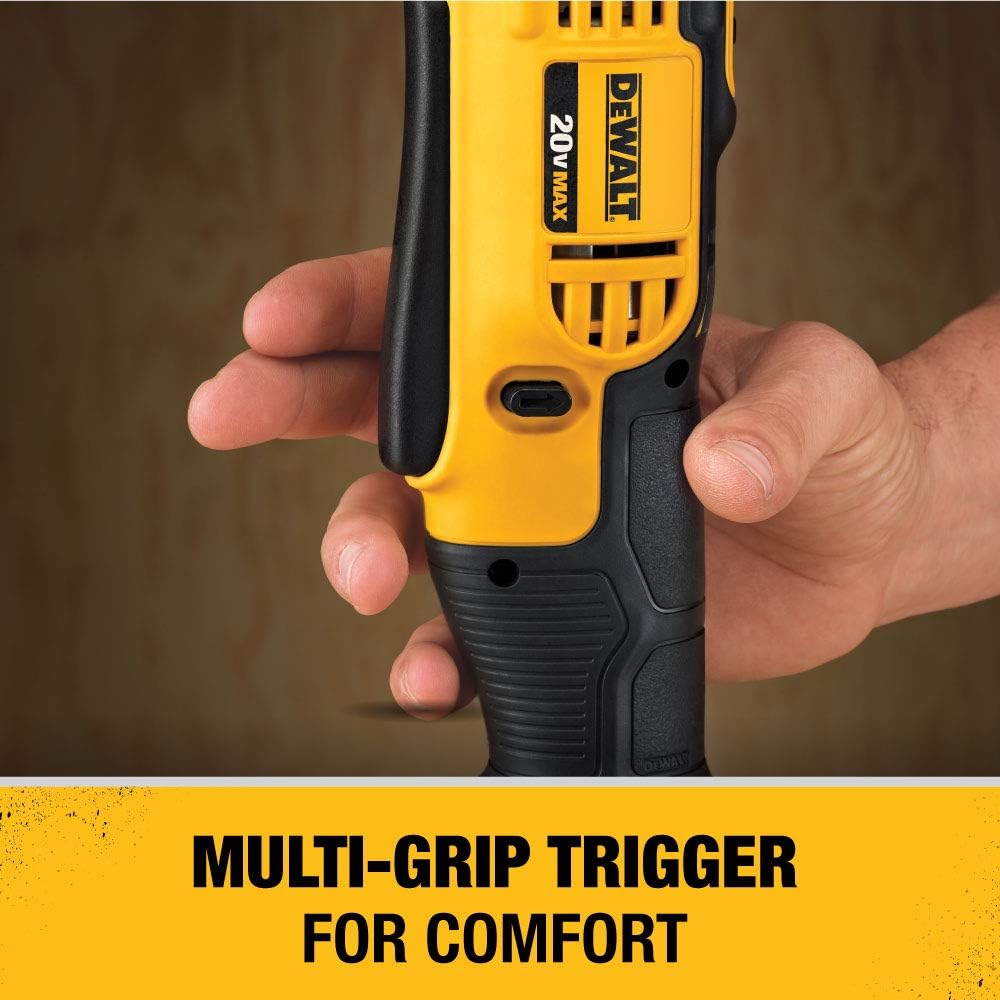 Perceuse à angle droit sans fil au lithium-ion Dewalt 20 V MAX (3/8 po) 