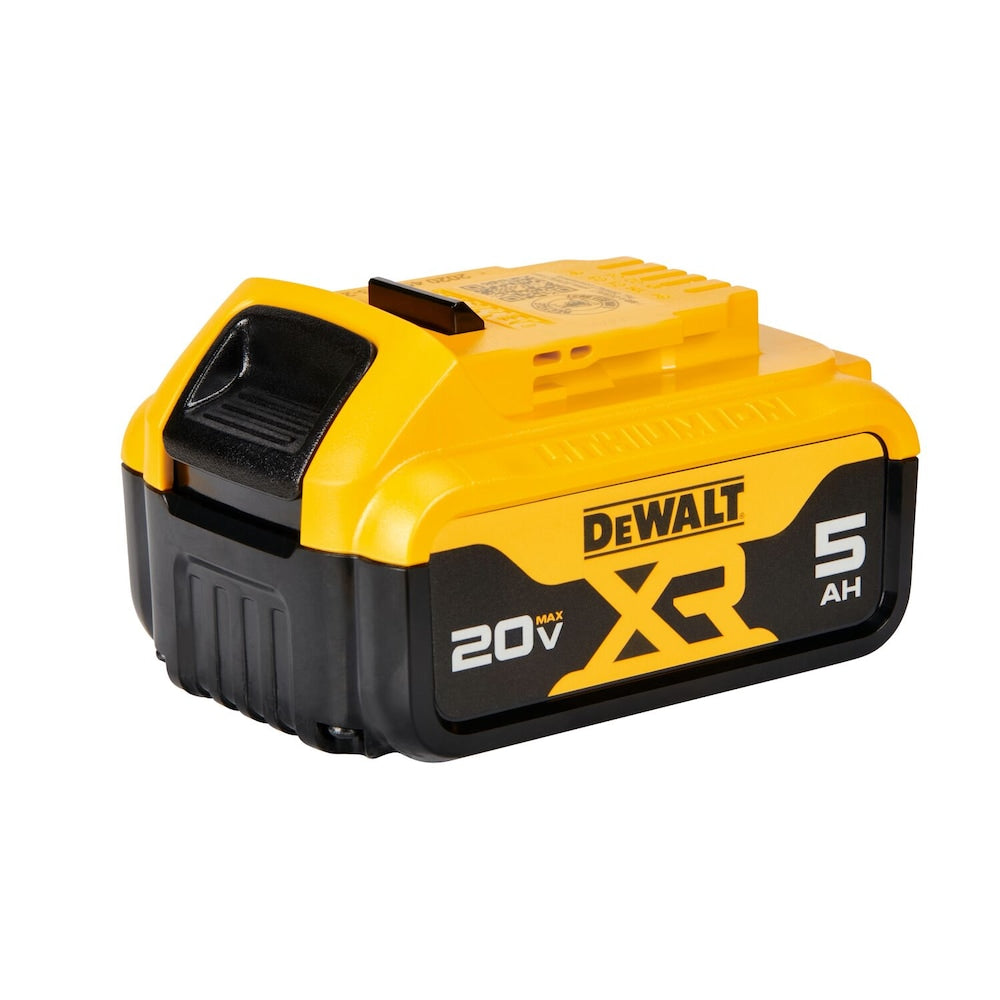 Dewalt 20V Max Battery and Charger Kit with Bag - 5.0Ah