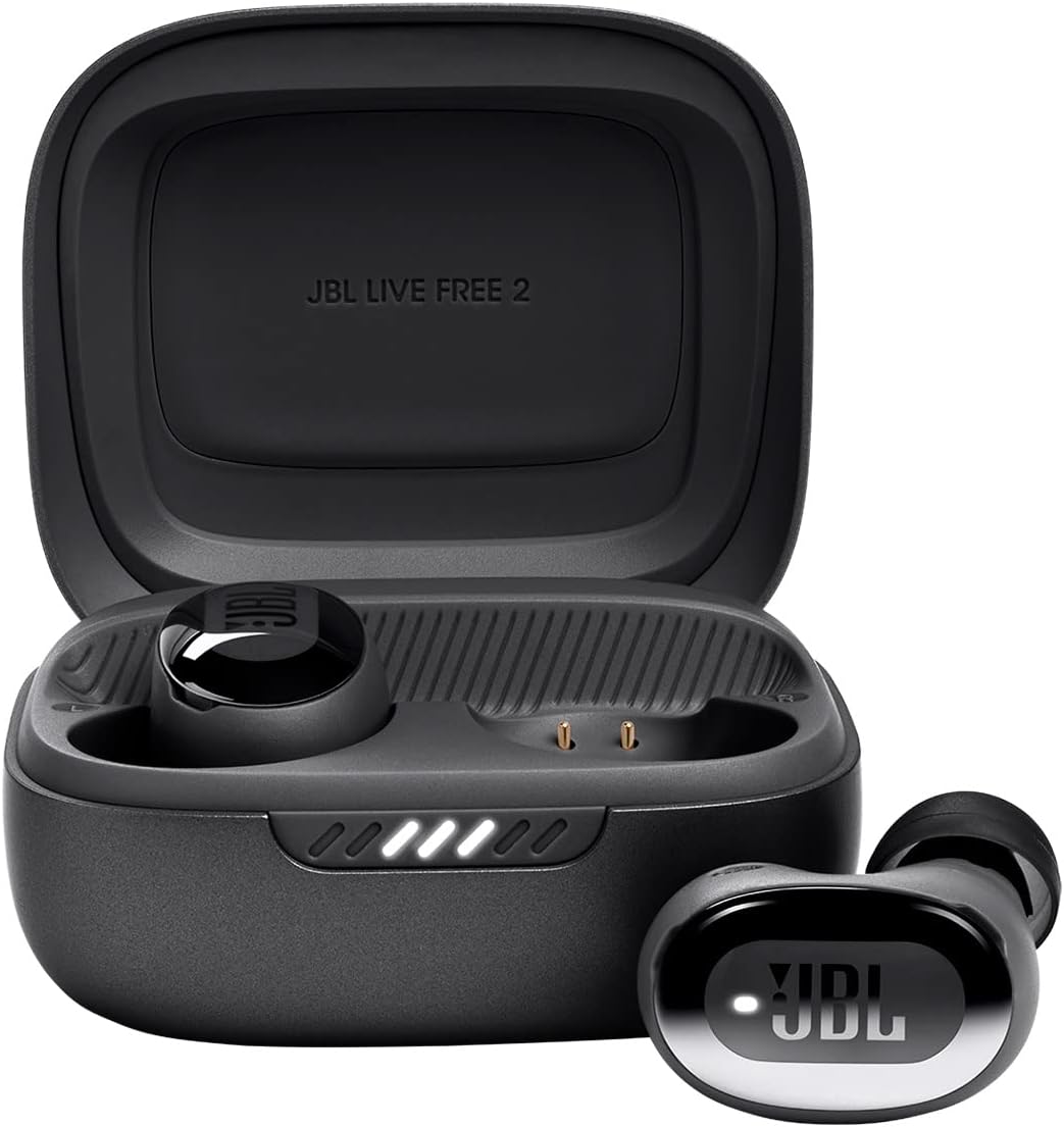 JBL Live Free 2 Noise Cancelling Wireless Bluetooth Earbuds - Black