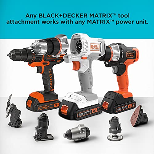 Black & Decker Matrix 20V Max Cordless Combo Kit - White & Orange