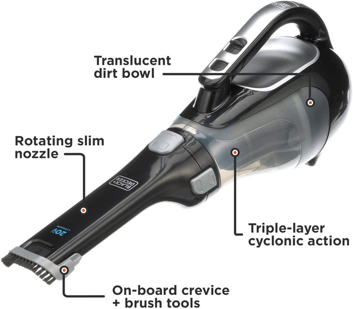 Black & Decker Dust Buster Cordless Handheld Vacuum - Black