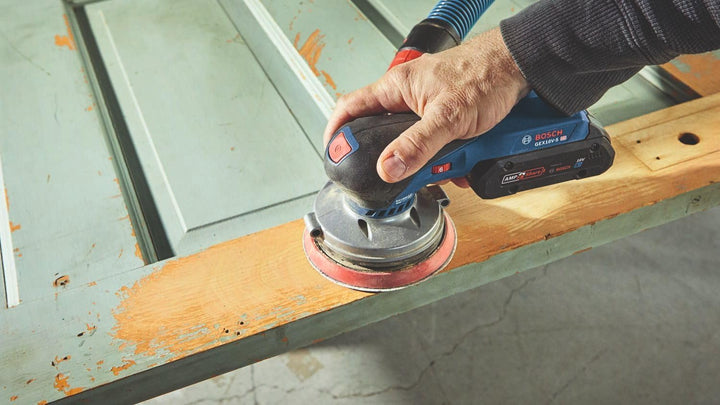 Bosch Brushless Random Orbit Sander Kit with 18V Advanced Power Battery