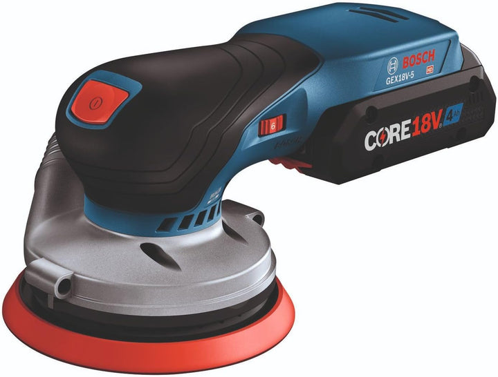 Bosch Brushless Random Orbit Sander Kit with 18V Advanced Power Battery