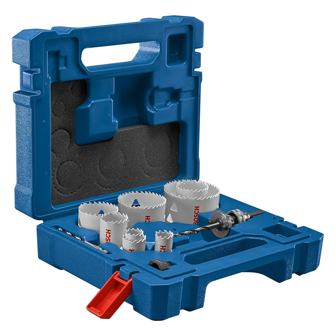 Bosch Bi Metal T-Slot Electrician Hole Saw Set - 12 Piece