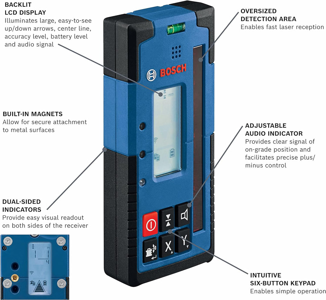 Bosch 2,000 Ft Rotary Laser Receiver