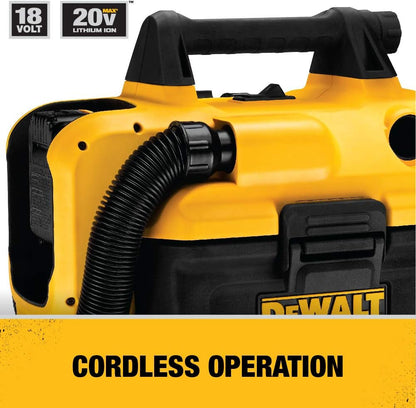Aspirateur sec/humide sans fil Dewalt 18/20 V Max