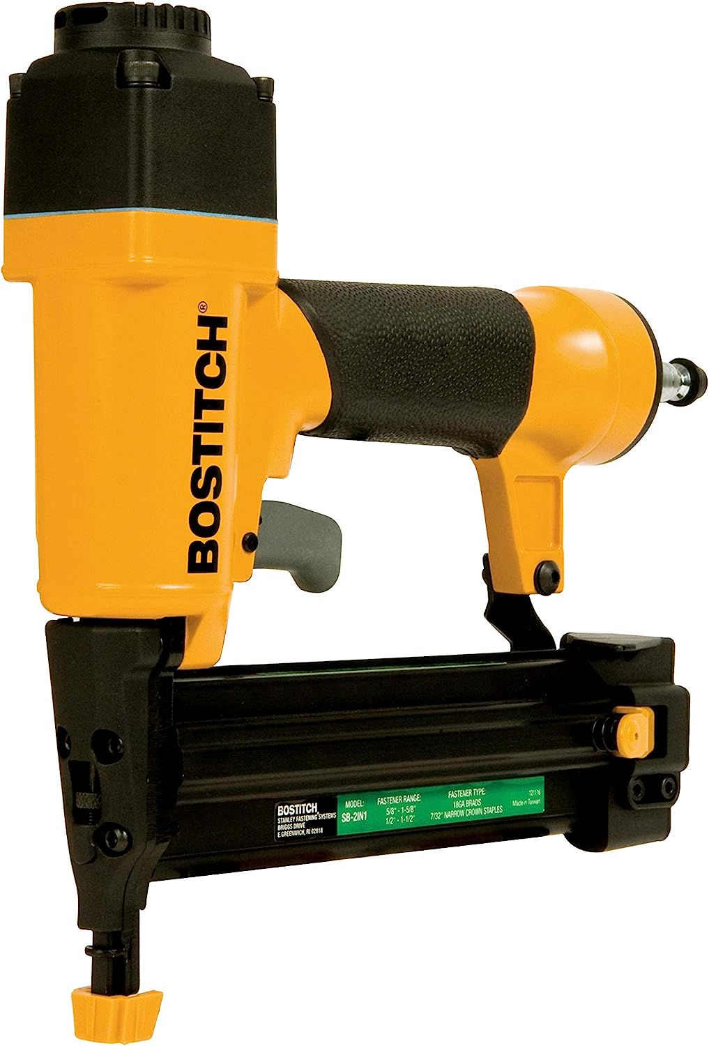 Bostitch 18GA Brad Nailer/Narrow Crown Finish Stapler