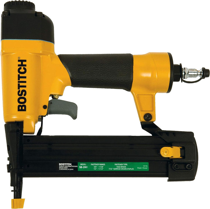 Bostitch 18GA Brad Nailer/Narrow Crown Finish Stapler