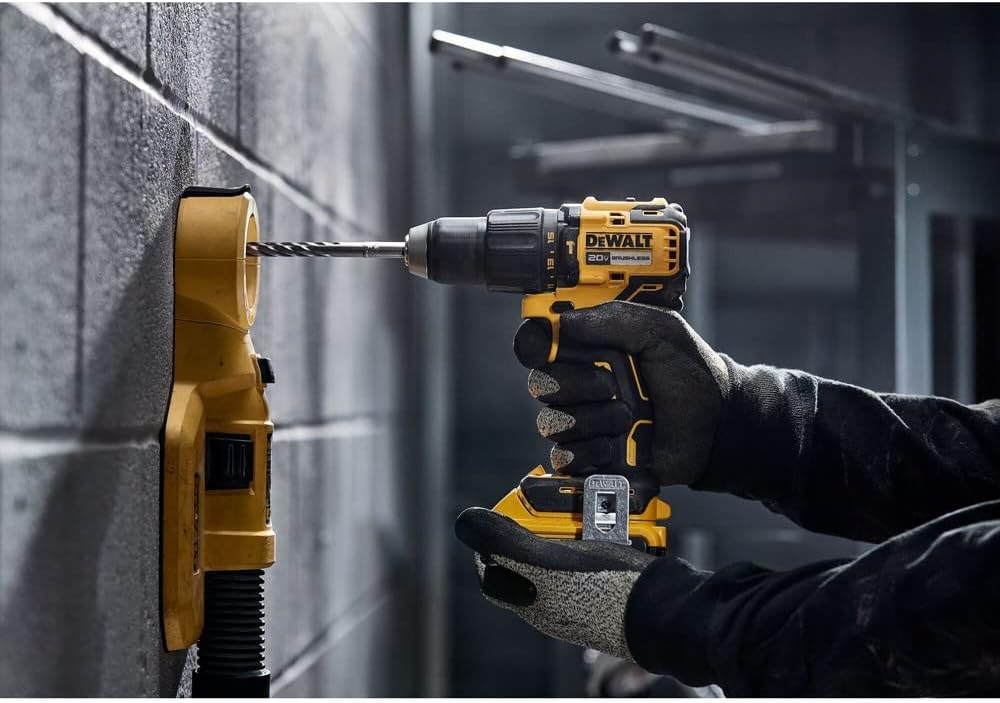 Dewalt 20V Max Brushless 1/2" Compact Cordless Hammer Drill with Ratcheting Chuck - Tool Only