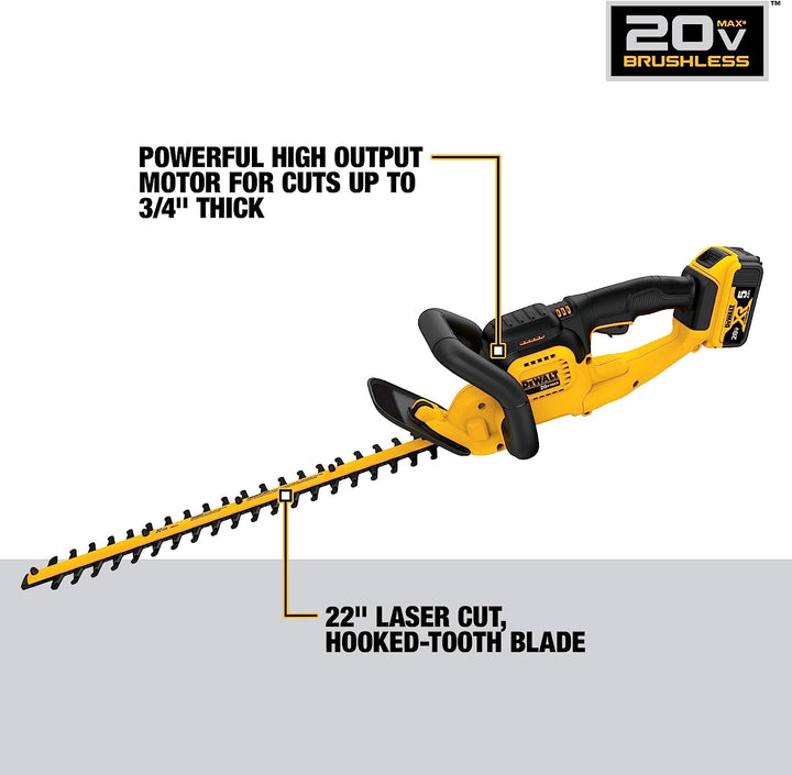 Dewalt 20V Max Hedge Trimmer with 5Ah Pack