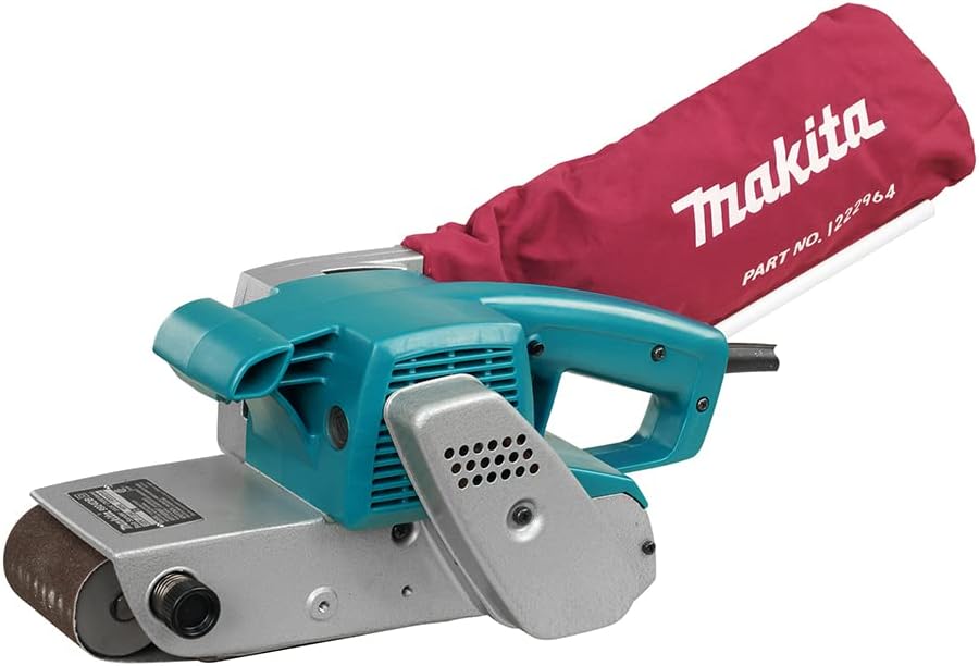 Makita Ponceuse à bande 3 "X24" sans poussière - Bleu