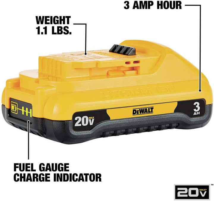 Dewalt 20V Max 2 Battery Pack - 3.0 Ah