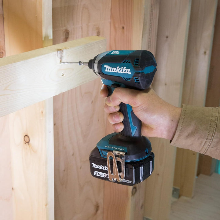 Makita 18V  Lithium-Ion Cordless with  ¼” Brushless Hex Impact Driver - Tool Only