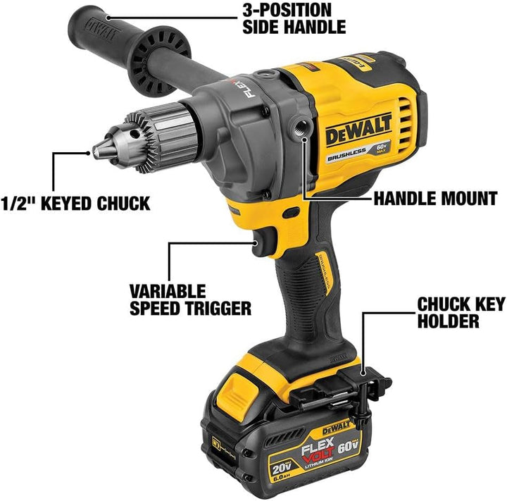 Dewalt 60V Max Mixer/Drill with E-Clutch System Kit