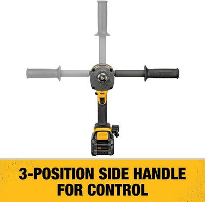 Kit mélangeur/perceur Dewalt 60V Max avec système d'embrayage électronique