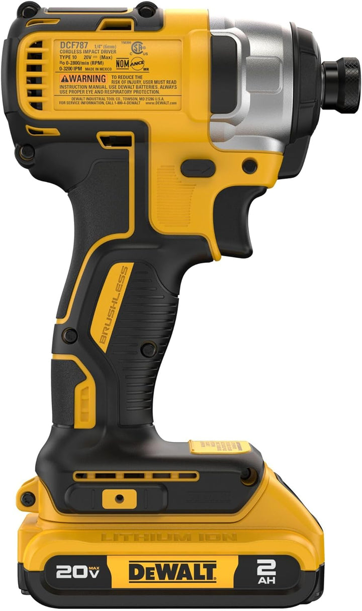 Dewalt 1/4 " 20V Max Impact Driver with Battery and Charger