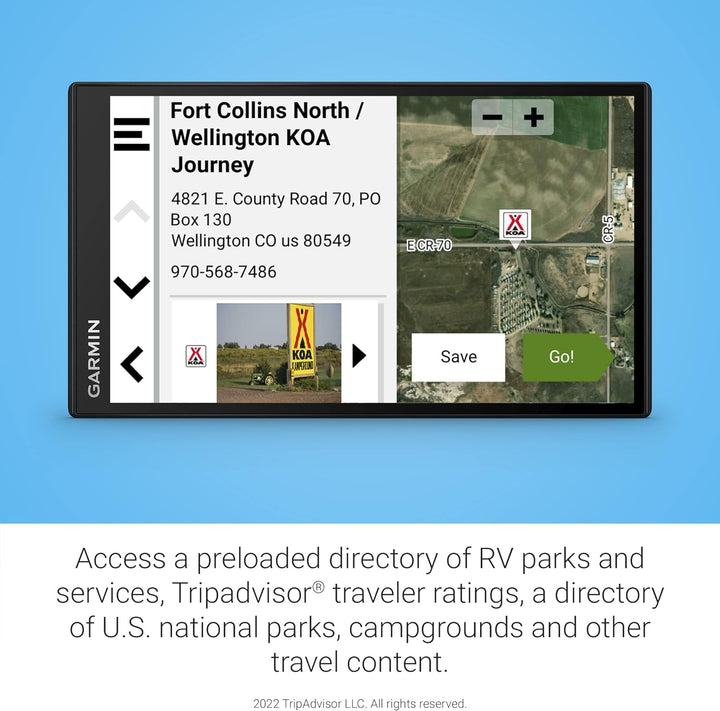 Garmin RV795 7" RV Navigator