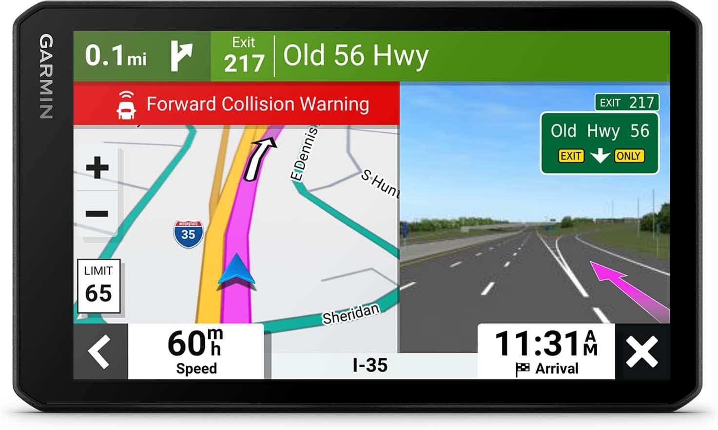 Garmin 7" RV cam795 Navigateur avec Dash Cam