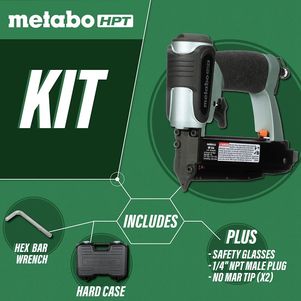 Metabo 5/8" to 1-3/8" HPT Pin Nailer Kit