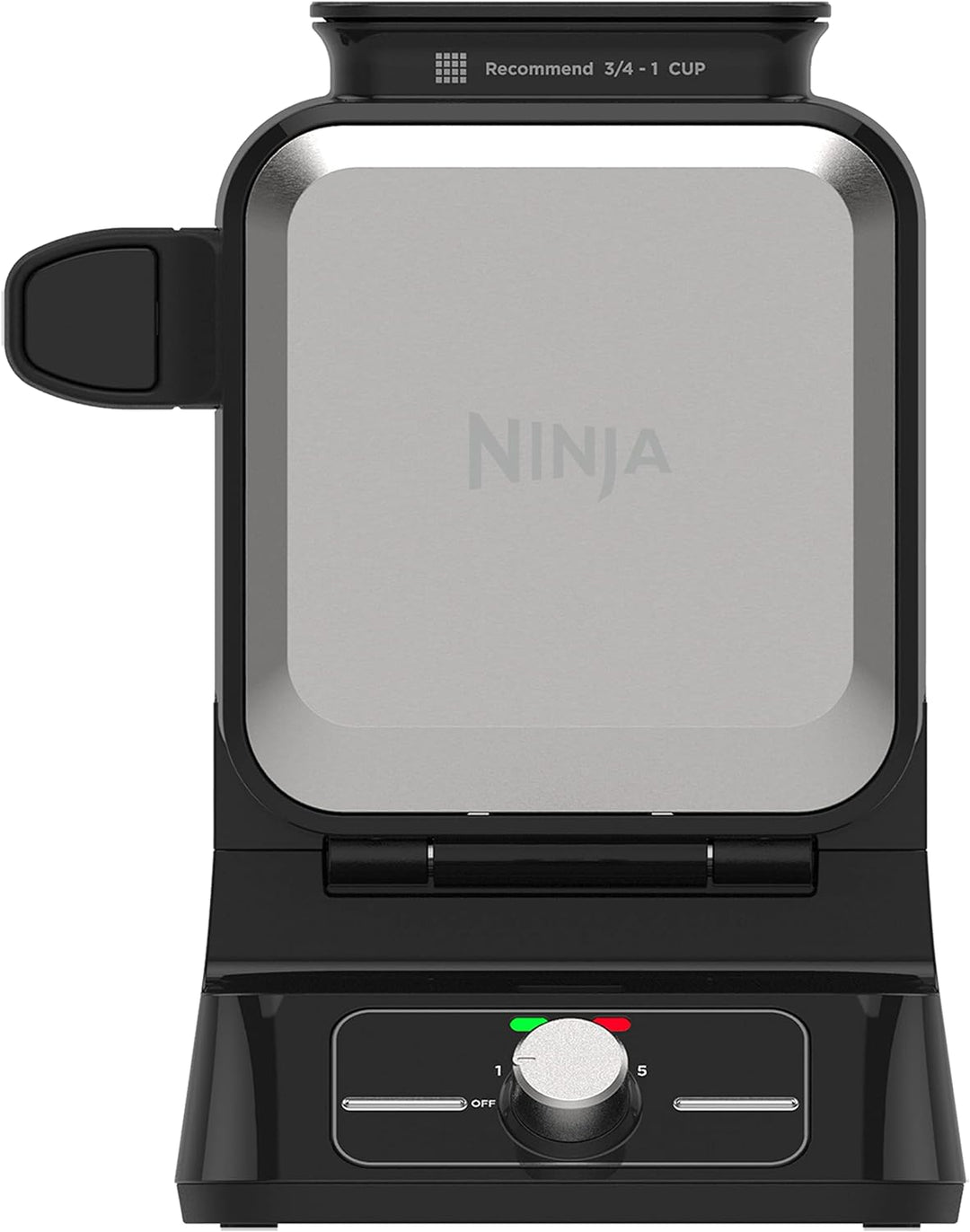 Ninja Belgian Waffle Maker Nonstick - Black & Silver