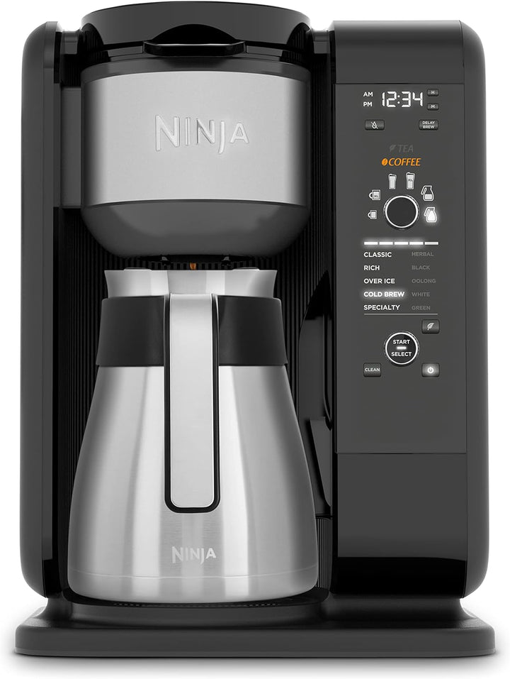 Ninja Hot and Cold Coffee Brew System with Frother - Black & Silver  - Canadian Version