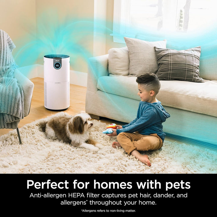 Shark Air Purifier Max with True HEPA Filter & Odour Lock - White - Canadian Version