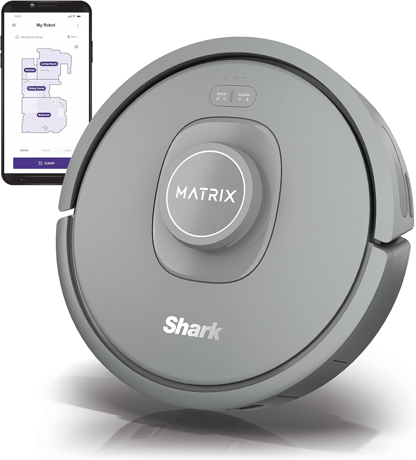 Aspirateur robot Shark RV2300C Matrix remis à neuf avec aucune tache manquée