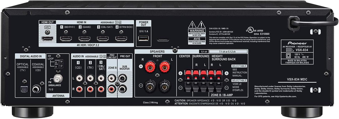 Pioneer 7.2 Channel AV Receiver