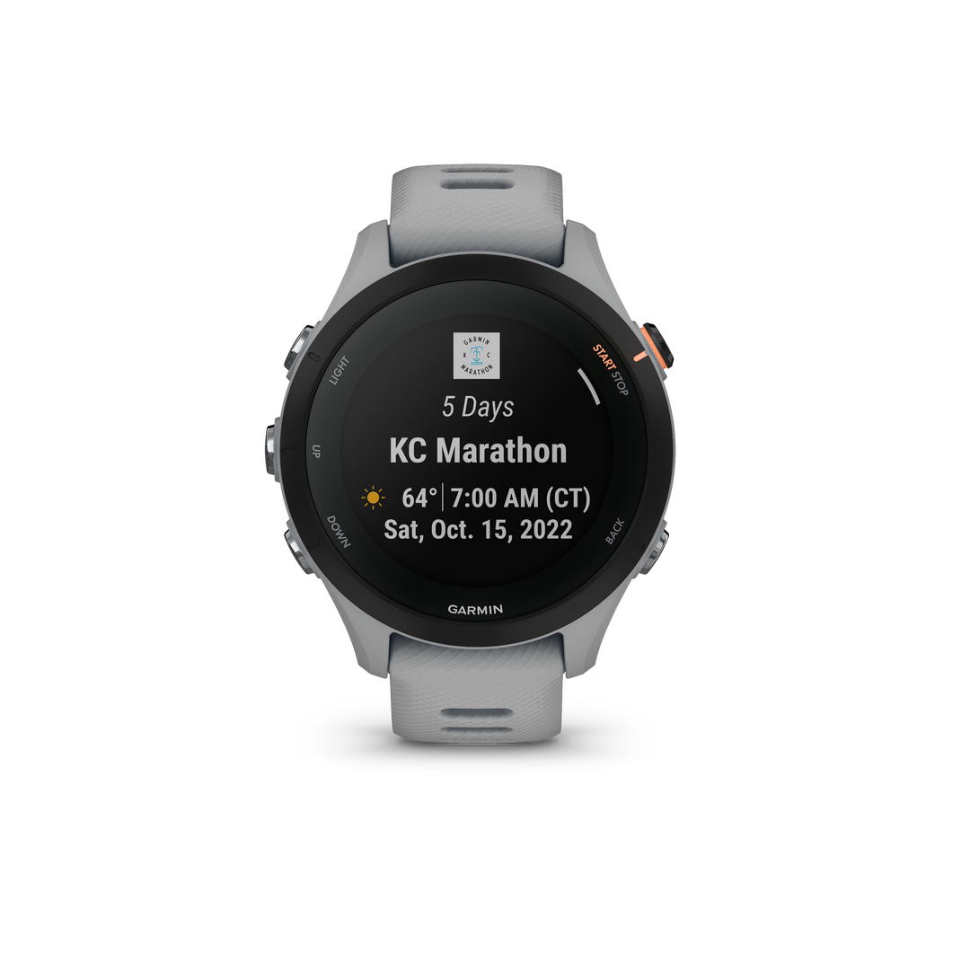 Garmin Forerunner 255S 41mm GPS Running Smartwatch - Powder Gray