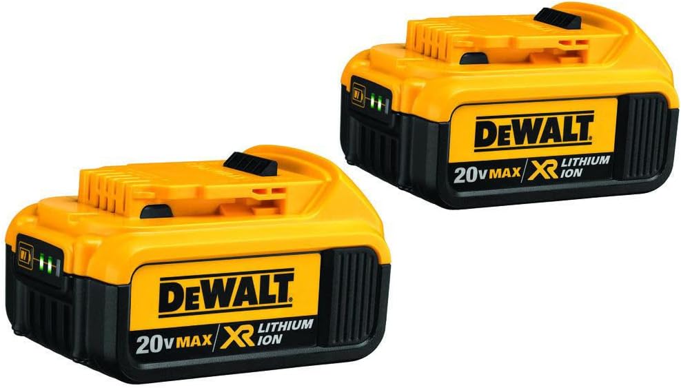 Dewalt 20V MAX 4.0 AH Battery - 2 Pack