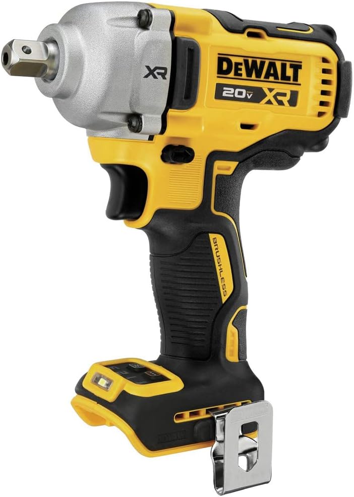 Dewalt 20V MAX 1/2" Mid-Range Impact Wrench with Detent PIN Anvil - Tool Only