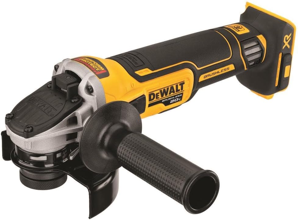 Dewalt  20V Max XR 4.5 in. Slide Switch Angle Grinder with Kickback Brake