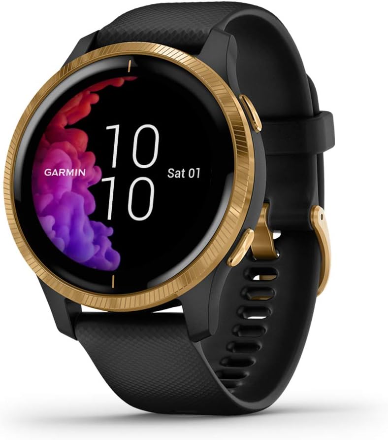 Garmin Venu  GPS Smartwatch - Refurbished - BlackGold