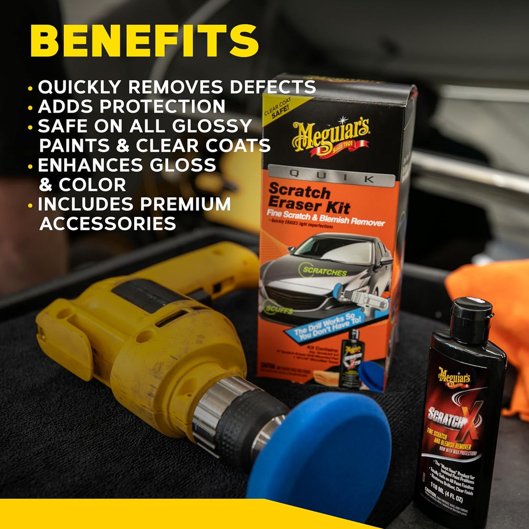 Meguiar Quik Scratch Eraser Pad & Kit