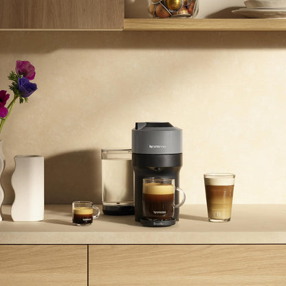 Nespresso Vertuo Pop+ Coffee and Espresso Machine by Breville - Dark Grey