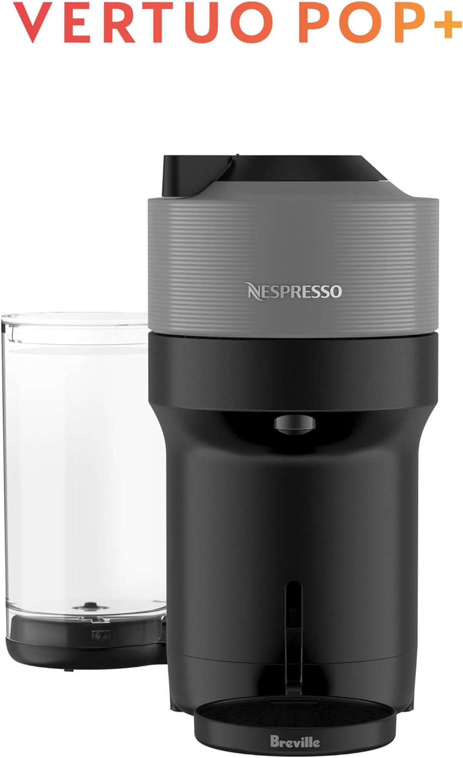 Nespresso Vertuo Pop Coffee and Espresso Machine by Breville - Dark Grey