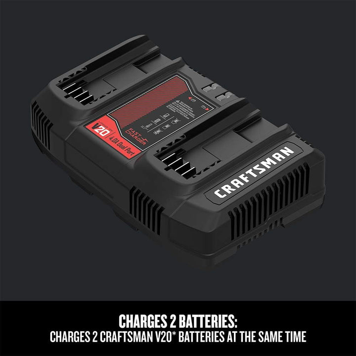 Craftsman 20V Max Dual Port Battery Charger