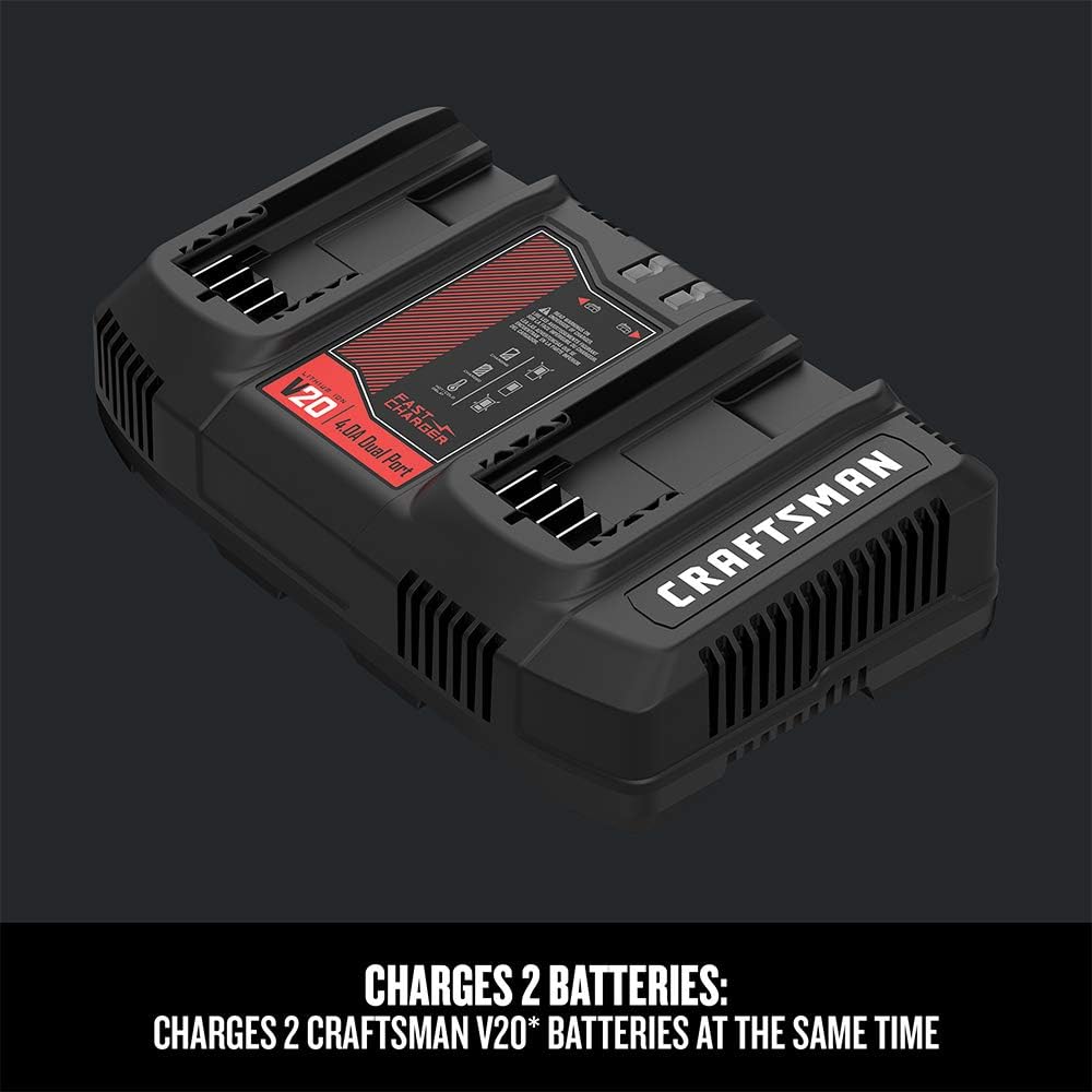 Craftsman 20V Max Dual Port Battery Charger