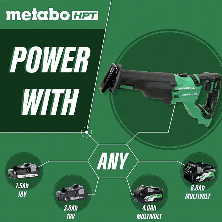 Metabo HPT Cordless Reciprocating Saw - Tool Only